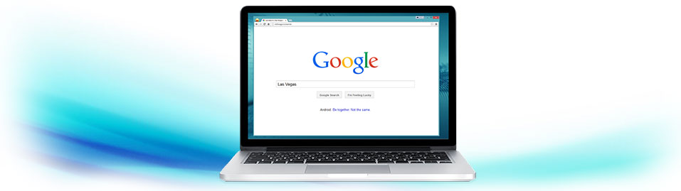 Computer showing Google for SEO purposes